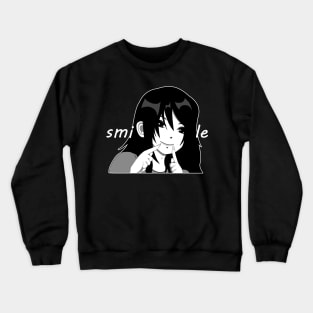 Funny & Sweet Big Smile Girl Crewneck Sweatshirt